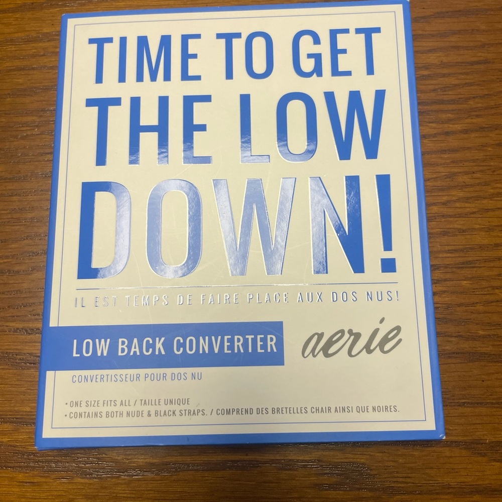 Low Back Bra Converter